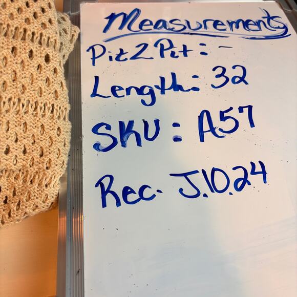 Crystal Kobe Crochet Boho Open Front Fringe Mesh Cardigan Sweater XL - Picture 8 of 8